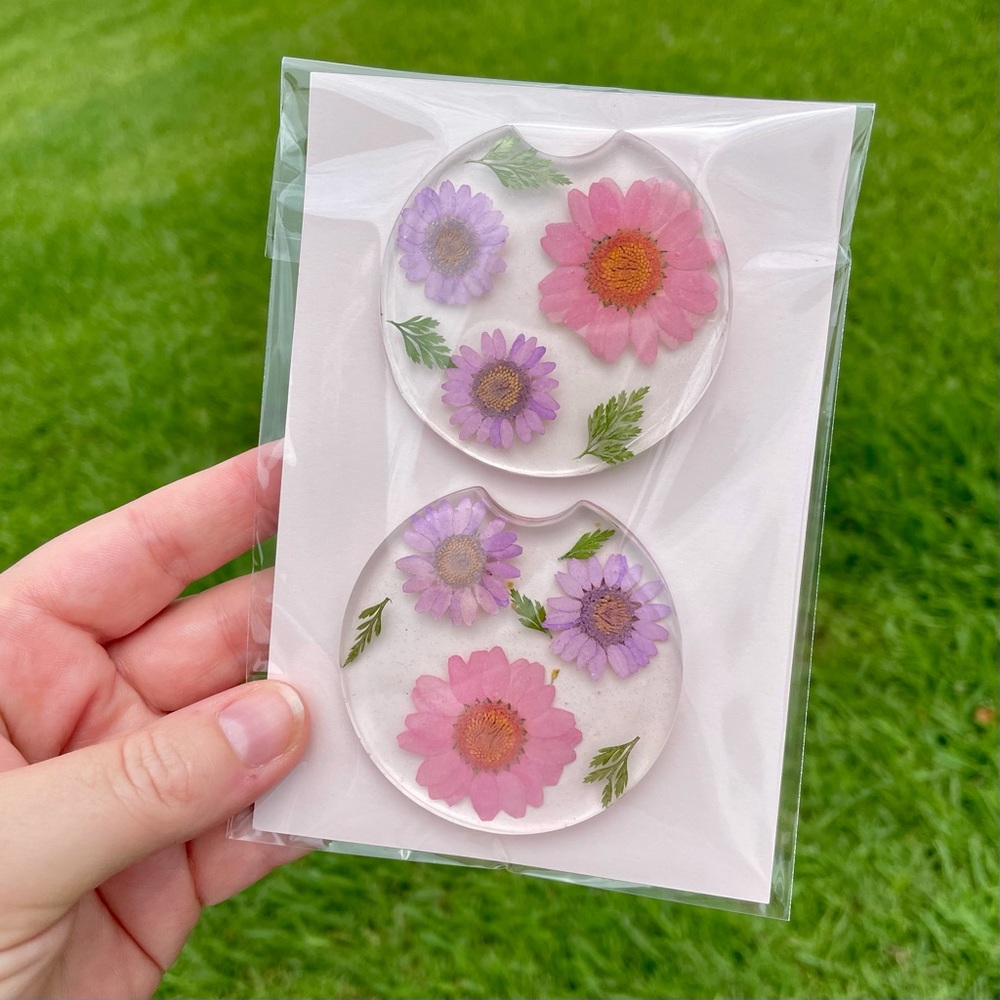 Custom car coasters